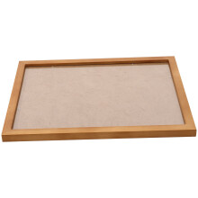 Cadre photo de mariage en bois avec fleurs séchées 30 x 40 cm