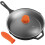 NutriChef cast iron frying pan 12 inch with lid 1