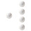 5Pcs White ABS Smart Wireless Pir Motion Sensor Home Security 2