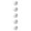 5Pcs White ABS Smart Wireless Pir Motion Sensor Home Security 3