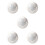 5Pcs White ABS Smart Wireless Pir Motion Sensor Home Security 5
