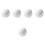 5Pcs White ABS Smart Wireless Pir Motion Sensor Home Security 6