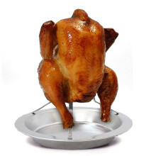 Stainless Steel Chicken Roaster Rack for BBQ, Grill & Oven
