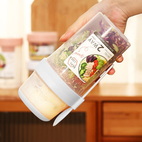 Boîte à salade réutilisable ZKCCNUK – Compatible micro-ondes