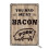 Vintage Bacon blikkskilt 20x30 cm 1