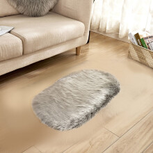 Faux Sheepskin Rug 40 x 60 cm Soft Plush Floor Rug