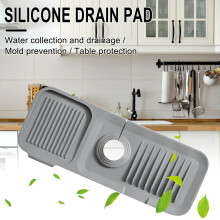Kayannuo Faucet Drain Mat for Bathroom & Kitchen – 14x37cm