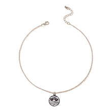 Halloween ghost eyeball pendant necklace adjustable