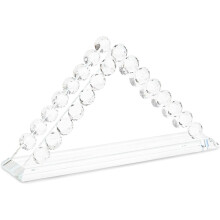 Porta-guardanapos de cristal 8x2x4,4 polegadas