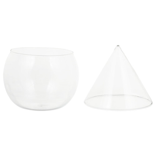 Verre à cocktail en verre à base stable, 1 pièce
