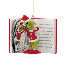 Ornáid Crann Nollag Crochta Roisín Grinch 1 phíosa