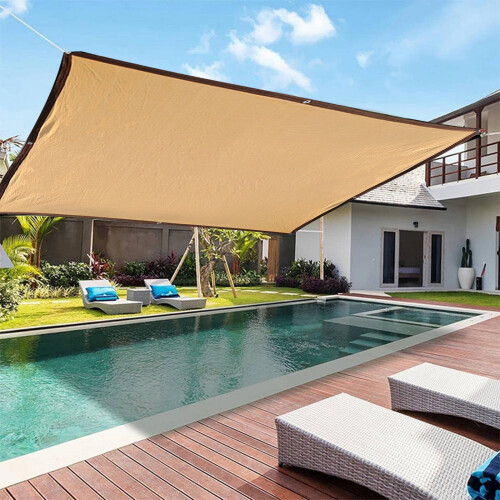 Toldo rectangular Karymi de 2x2 m con protección UV.