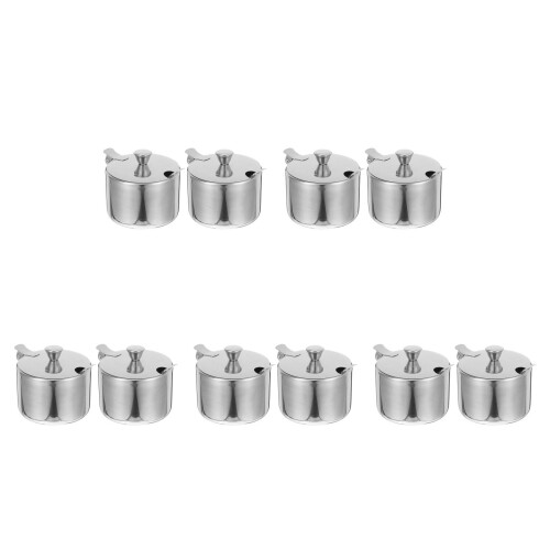 10Sets Küchengewürzbox Salz Dose Mit Deckel 2