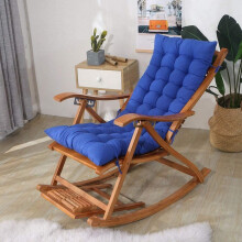Coussin pour fauteuil à bascule, polyester 8 cm d'épaisseur, 48 x 120 cm