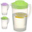 2L Plastic Water Pitcher with Lid and Spout 1