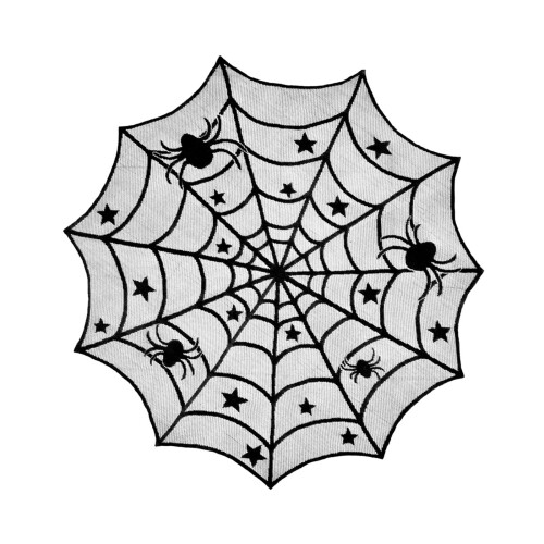 Στρογγυλό τραπεζομάντιλο Loopsun Halloween, πολυεστέρας, 102cm