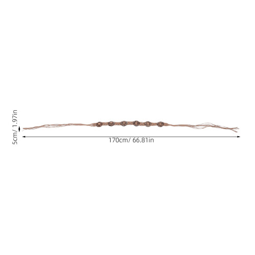 Schelp Taille Riem, Boho Katoenen Decor 1