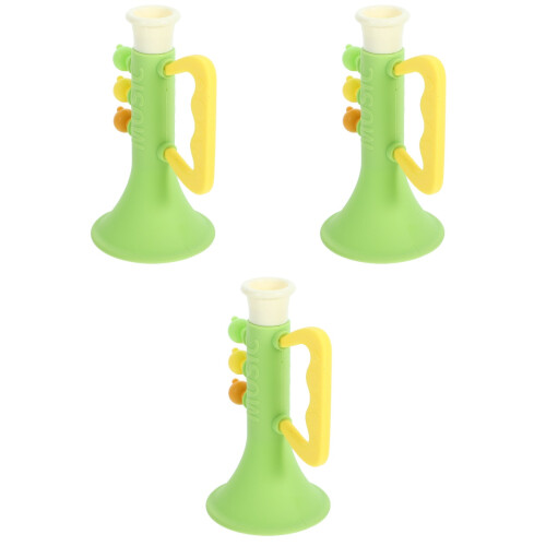 3Stk Kunststoff Grün Party Horn Spaß Zubehör 1