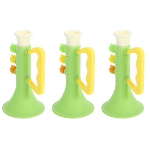 3Stk Kunststoff Grün Party Horn Spaß Zubehör 2