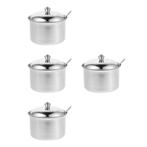 4St Rvs Kruidenpot Met , Multifunctioneel En Ruimtebesparend 2
