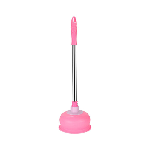 Ventouse de toilette rose avec coupelle renforcée (1 pièce) 1