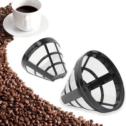Wiederverwendbarer Kaffeemaschinen-Siebfilter Nr. 4, 8er-Pack 1