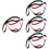 4Pcs Red Heavy Duty Leg Lifter Strap Practical for Sprint and Gym Use 5