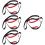4Pcs Red Heavy Duty Leg Lifter Strap Practical for Sprint and Gym Use 6