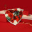 Rosas artificiales rosas en caja con forma de corazón (1 unidad) 4