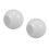 2Pcs Elegant White Glass Globe Light Covers for Multiple Lamp Fixtures 5