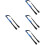 4Pcs Stable Nylon Leg Lifter Strap Blue Convenient Exercise Leg Assist 5