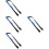 4Pcs Stable Nylon Leg Lifter Strap Blue Convenient Exercise Leg Assist 6