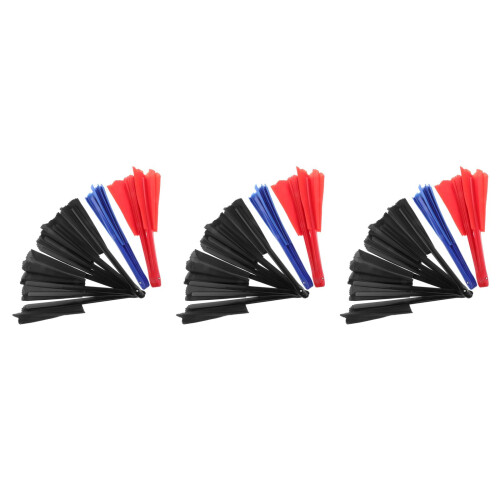 9Pcs Multicolor Breakaway Fans Plastic Fabric Handheld Trick Props 1