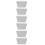 6Pcs Ceramic Tea Bag Storage Bowls White Sugar Packet Holders for Home 7