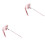 2Pcs Pink Plush Kitten Teaser Cat Toys Interactive Fun for Pets 2