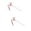 2Pcs Pink Plush Kitten Teaser Cat Toys Interactive Fun for Pets 6