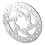 3Pièces Rotor 120Mm Acier Durable Pour Scooter Argent 6