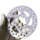 3Pièces Rotor 120Mm Acier Durable Pour Scooter Argent 7