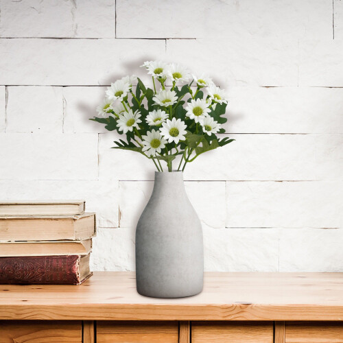 Kunstig Rosebuket Lyserød Silke Blomster Bryllup Håndbundet 1