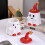 Ceramic Ghost Christmas Cup Indoor Decoration 1pc 5
