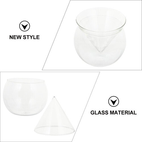 Verre à cocktail en verre à base stable, 1 pièce 2