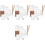 4Ensembles Moules Silicone Pour Bougies DIY Avec Mèches Supports 2