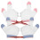 10Paren Kinder Stop Duim Zuigen Handschoenen Ademend Comfortabel Multi 6