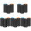 15Pièces Couvre-Piles Microphone Plastique Coloré Pour Micro 5