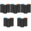 15Pièces Couvre-Piles Microphone Plastique Coloré Pour Micro 6