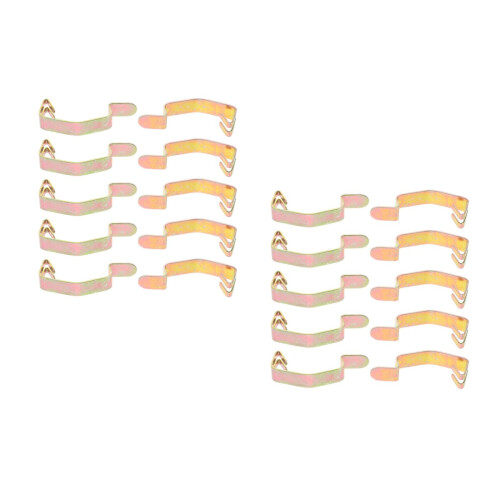 20Pièces Clips Métal Air Cleaner Accessoires Durable