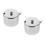 4Sets Rvs Kruidenpotten Met , , - En Zoutopslag 1