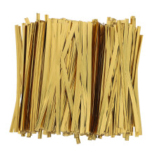 2400St Elegante Gouden Twist Ties Voor Luxeverpakking En Zaksluitingen