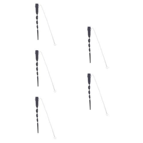 5Pcs Durable Iron Rain Chains Decorative Rain Gutter Chain 2