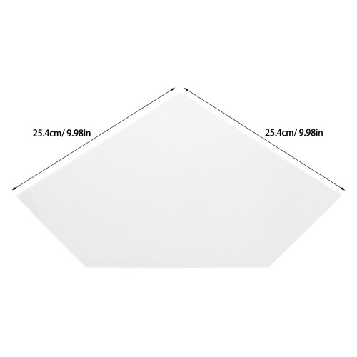 1Pair Adhesive Acrylic Shower Corner Water Splash Guards for Bathroom 1